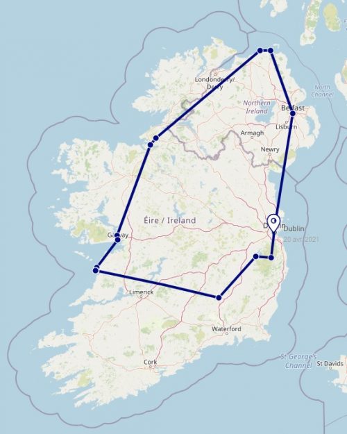 Itinéraire Ireland 2018